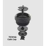 Klean Kanteen - TKWIDE- termoflaske 473 ml. - café cap - real teal