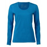 Engel Sports - dame - langærmet t-shirt - regular fit - sky