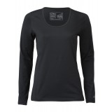 Engel Sports - dame - langærmet t-shirt - regular fit - sort