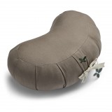 Cocoon - kapok halvmåne zafu meditationspude - cool grey