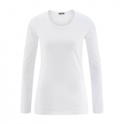 Living Crafts - dame - langærmet t-shirt - hvid