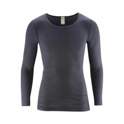 Living Crafts - herre - langærmet t-shirt - navy graphite