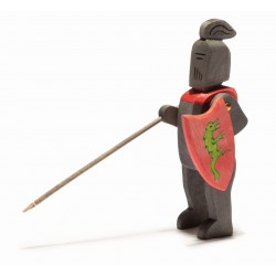 Ostheimer - sort ridder med sværd & spyd