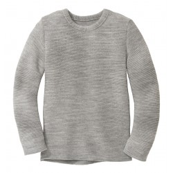 Disana - left-knit-pullover - grå