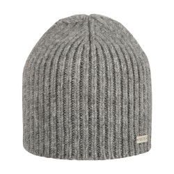 Pure Pure - beanie til voksne - alpaca & bomuld - grå melange