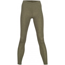 Engel - dame leggings - uld & silke - olive