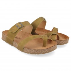 Haflinger - sandaler - Bio Juno - olive