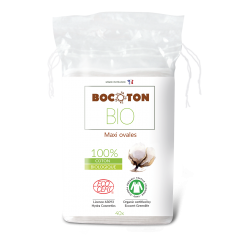 Bocoton Bio - ovale maxi rondeller - 40 stk. 