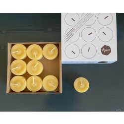 Dipam - bivoks fyrfadslys - uden holder - 18 stk.