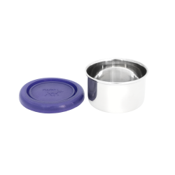 Pulito - dip boks 50 ml. - stål - lilla låg