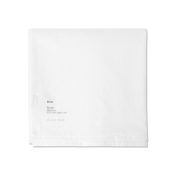 Studio Feder - dobbeltlagen - 260x260 cm. - Crisp White