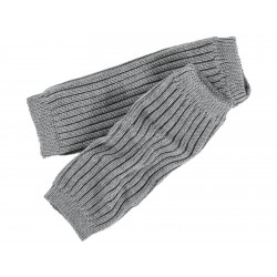 Grödo - benvarmere - børn - økologisk uld - 25 cm. - grå