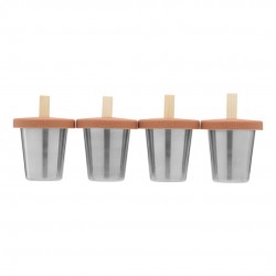 Haps Nordic - mini ice lolly makers - terracotta