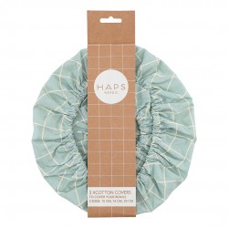 Haps Nordic - 3-pak cotton covers - sky check