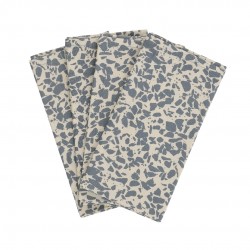Haps Nordic - stofservietter - 4 stk. - mustard terrazzo