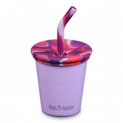 Klean Kanteen - kids cup - straw lid - crocus petal