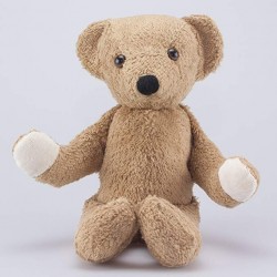Kallisto - økologisk bamse - klassisk lysebrun bjørn - 32 cm.