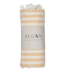 Algan - Kavun badehåndklæde - 85x180 cm. - gul