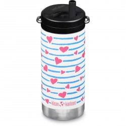 Klean Kanteen - TKWIDE - termokop 355 ml. - twist cap - heart stripe