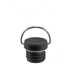 Klean Kanteen - skruelåg med hank i stål - sort