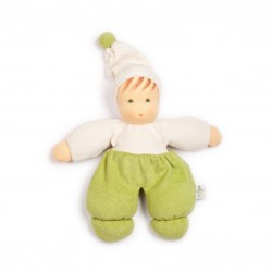 Nanchen - dukke - 30 cm. - grøn