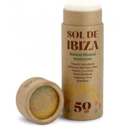 Sol de Ibiza - solcreme - fysisk solfilter - stick - faktor 50