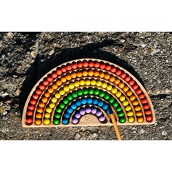 Pagalou - stort regnbue bræt med 96 trækugler