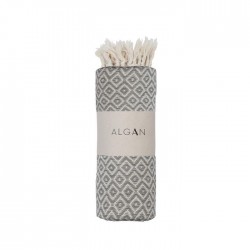 Algan - Sumak badelagen - 100x180 cm. - grey