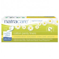 Natracare - trusseindlæg - 22 stk. - 'ultra thin - økologisk bomuld